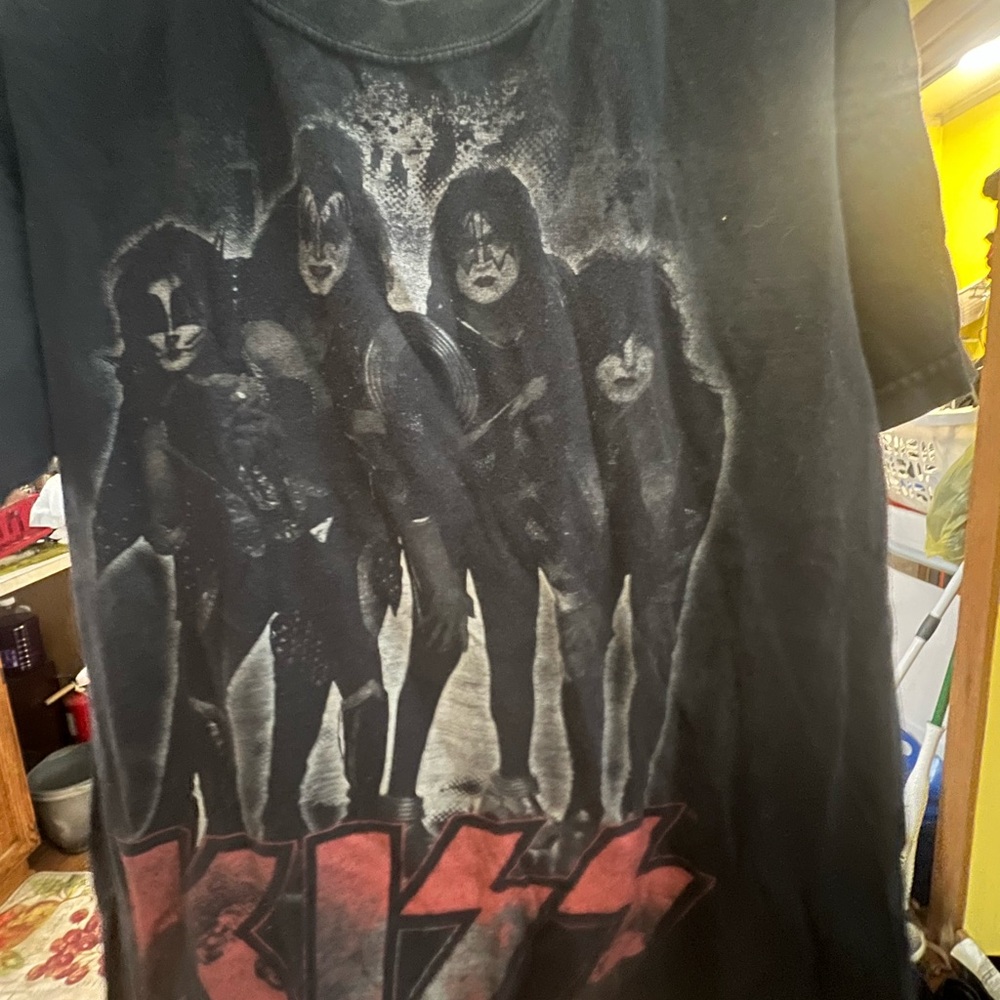 KISS Black Graphic concert t-shirt